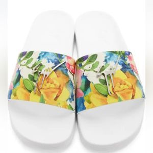 Giuseppe Zanotti Women s Nacy Floral Pool Slide Sandals